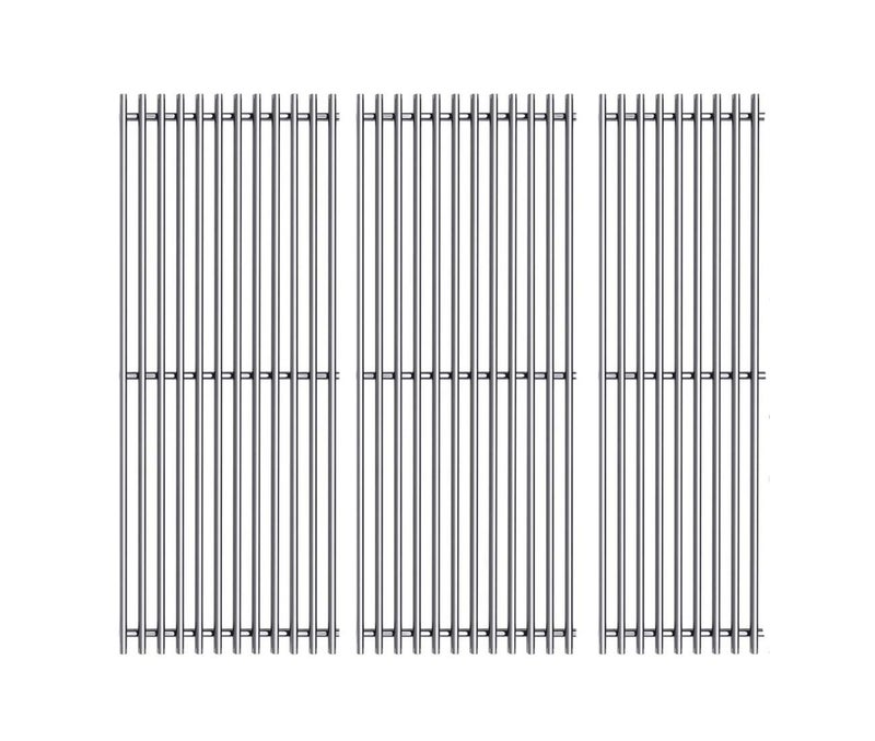 Votenli S47E (3-Pack) 18" Stainless Steel Cooking Grid Grates for Charbroil Performance 4 burner 463376018P2, 463376117, 463377117, 463673617, 463377017, 463347017 and 5 burner 463347519 - Image 1
